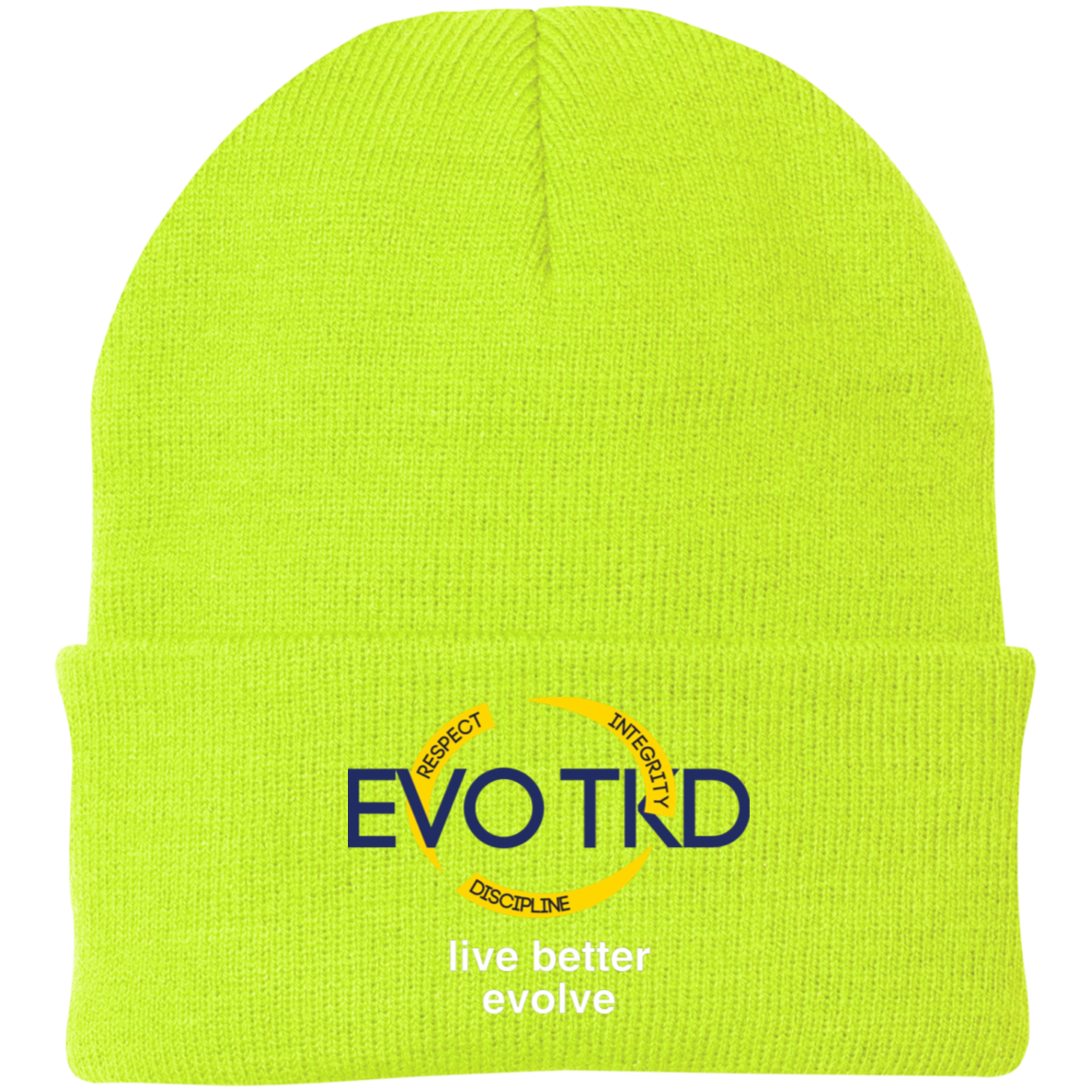 Evo Embroidered Knit Cap