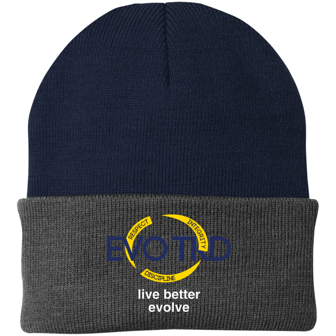 Evo Embroidered Knit Cap