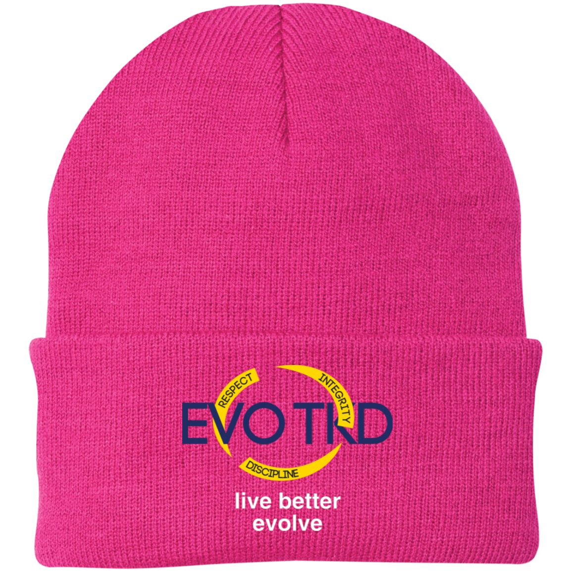 Evo Embroidered Knit Cap