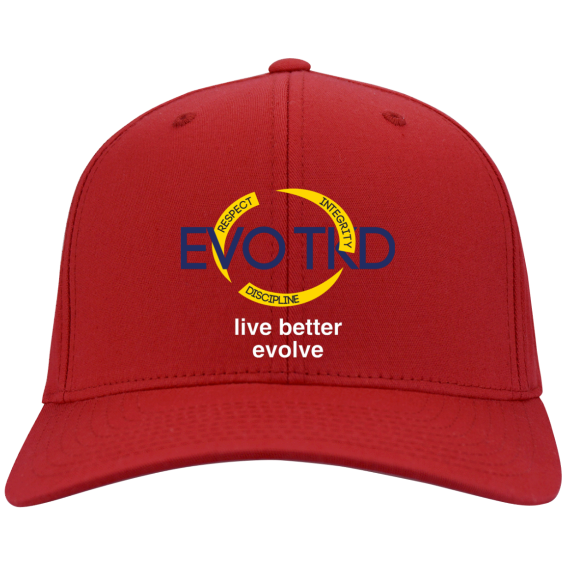 Evo Embroidered Flex Fit Twill Baseball Cap